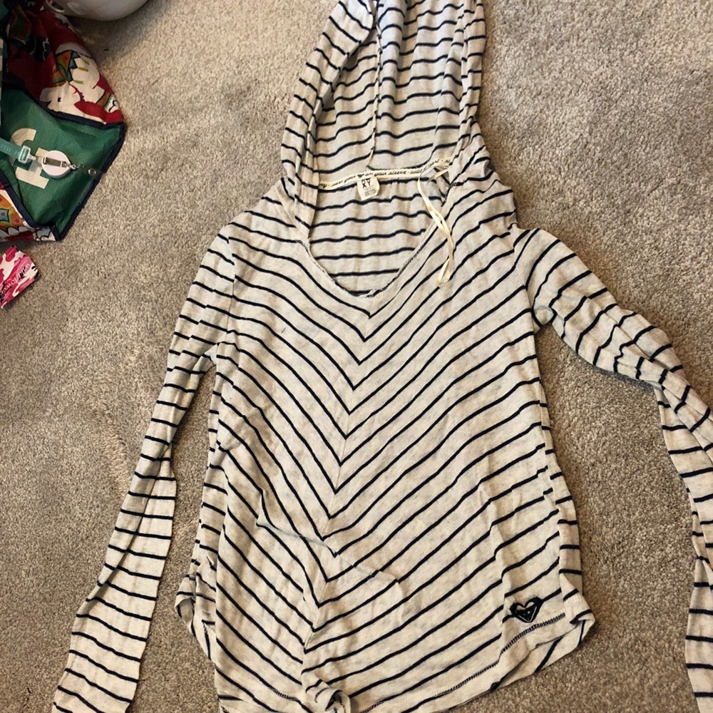 Roxy long sleeve striped shirt